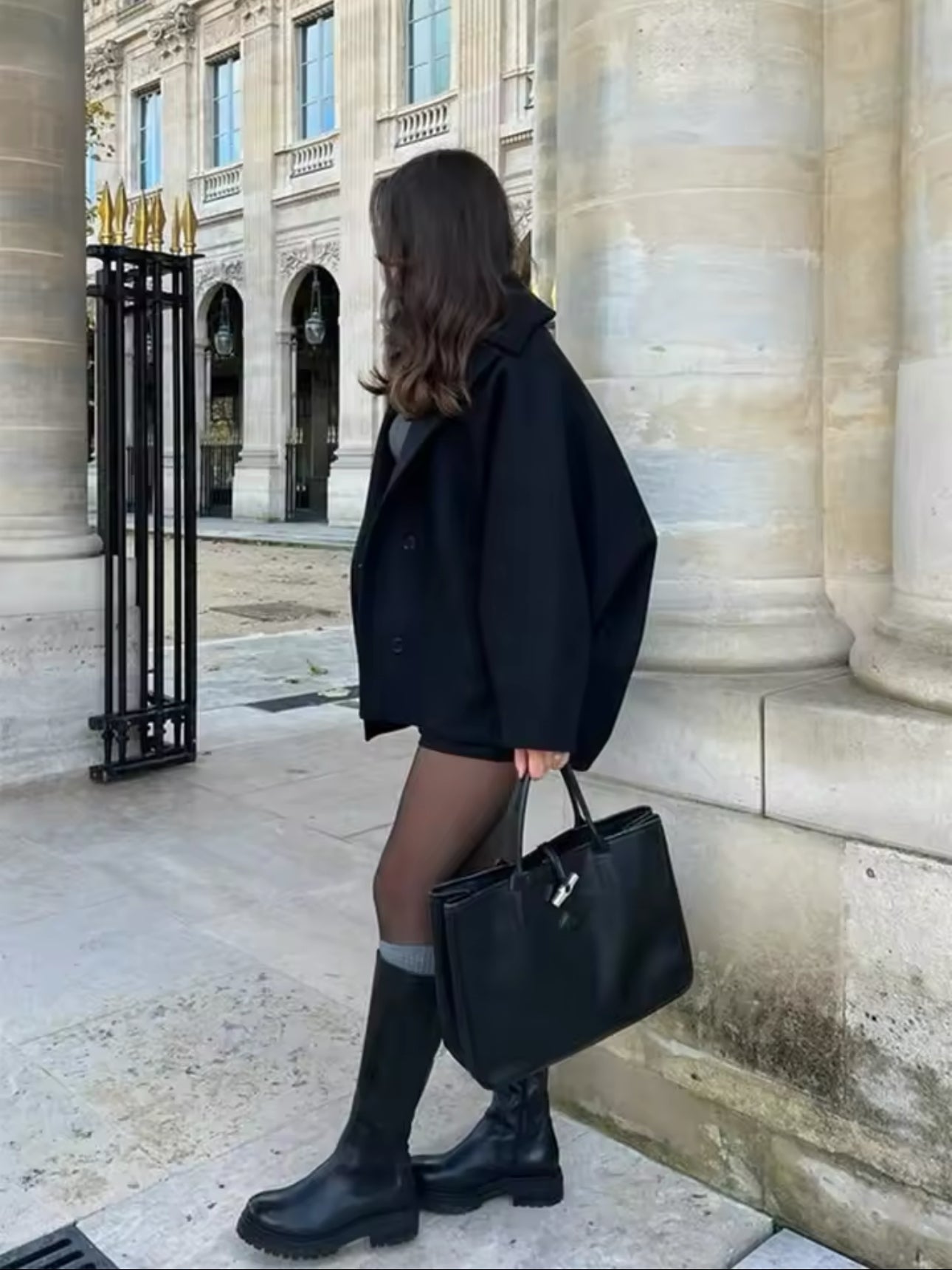 Laura | Oversized Uldfrakke