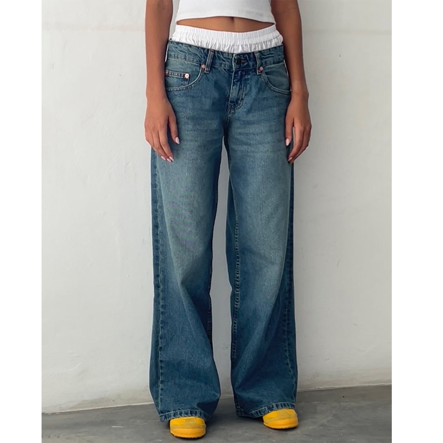 MILA | Lavtaljede Jeans