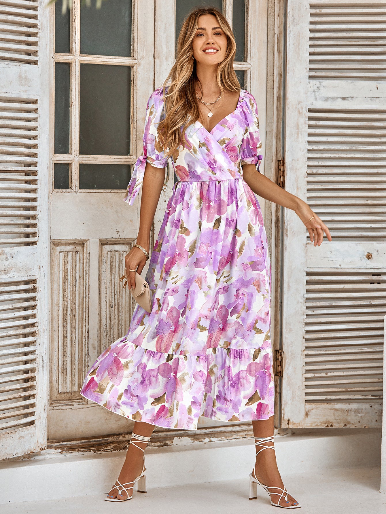Elvira – Blomstret Sommerkjole