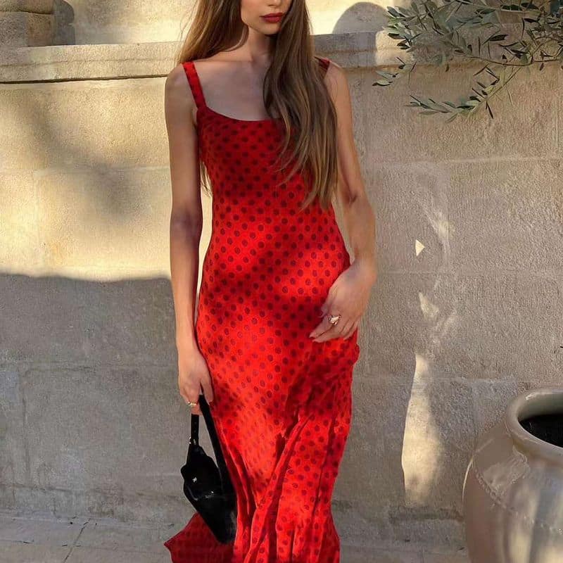 The Allegra Silk Maxi Dress