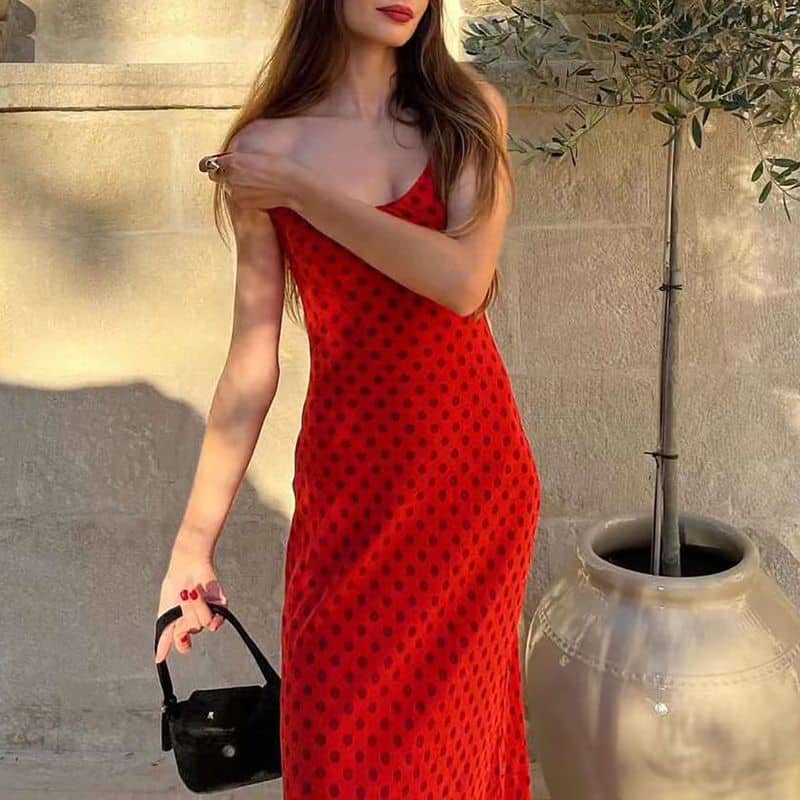 The Allegra Silk Maxi Dress