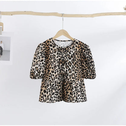Lies Leopard - Bluse